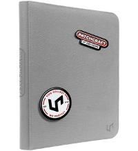 Ultra Pro 9-Pocket Patchcraft Zippered PRO-Binder Grigio
