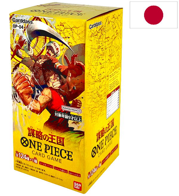 One Piece Card Game - Kingdoms Of Intrigue OP-04 - Scatola da 24 bustine -  JP, Stickerpoint