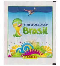 Panini Brasil 2014 bustina bianca - versione belga