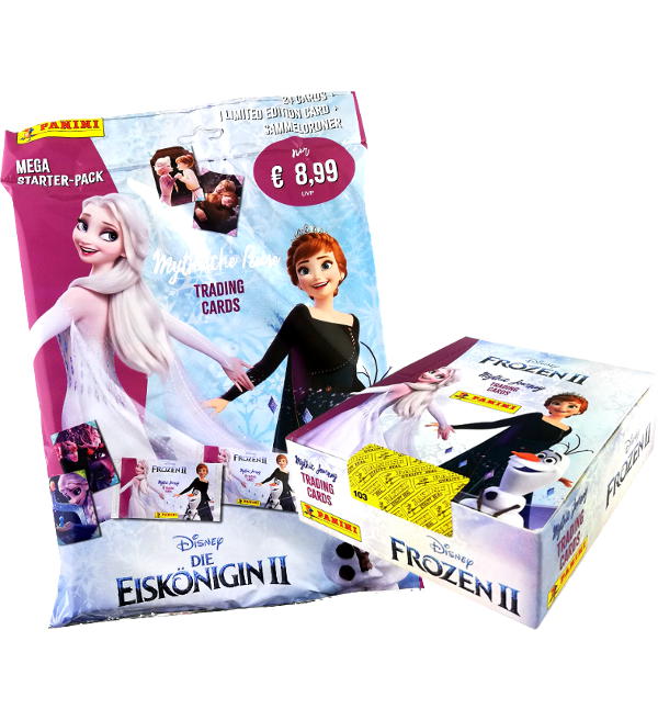 Panini Frozen 2 - Mythic Journey Trading Cards - Starter-Pack + Scatola