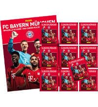 Panini FC Bayern Monaco 2020/2021 Sticker + Cards - Album + 10 Bustine
