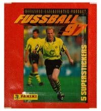 Panini calcio 97 bustina - originale con 5 figurine