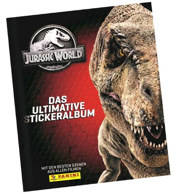 Panini Jurassic World Anthology figurine + cards - Album tedesco