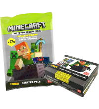 Panini Minecraft 2 Time To Mine Trading Cards - Starter Pack + Scatola