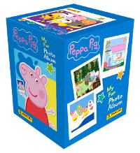 Panini Peppa Pig My Fun Photo Album figurine + cards - Scatola da 36 bustine