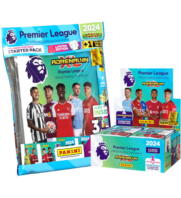 Panini Premier League 2024 Adrenalyn XL Starter Pack + Scatola