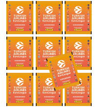 Panini Turkish Airlines EuroLeague 2024-25 Figurine - 10 bustine