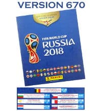 Panini coppa del mondo 2018 album - versione 670