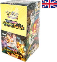 Pokemon Sword & Shield - Darkness Ablaze - Scatola da 18 Booster Packs (INGLESE)