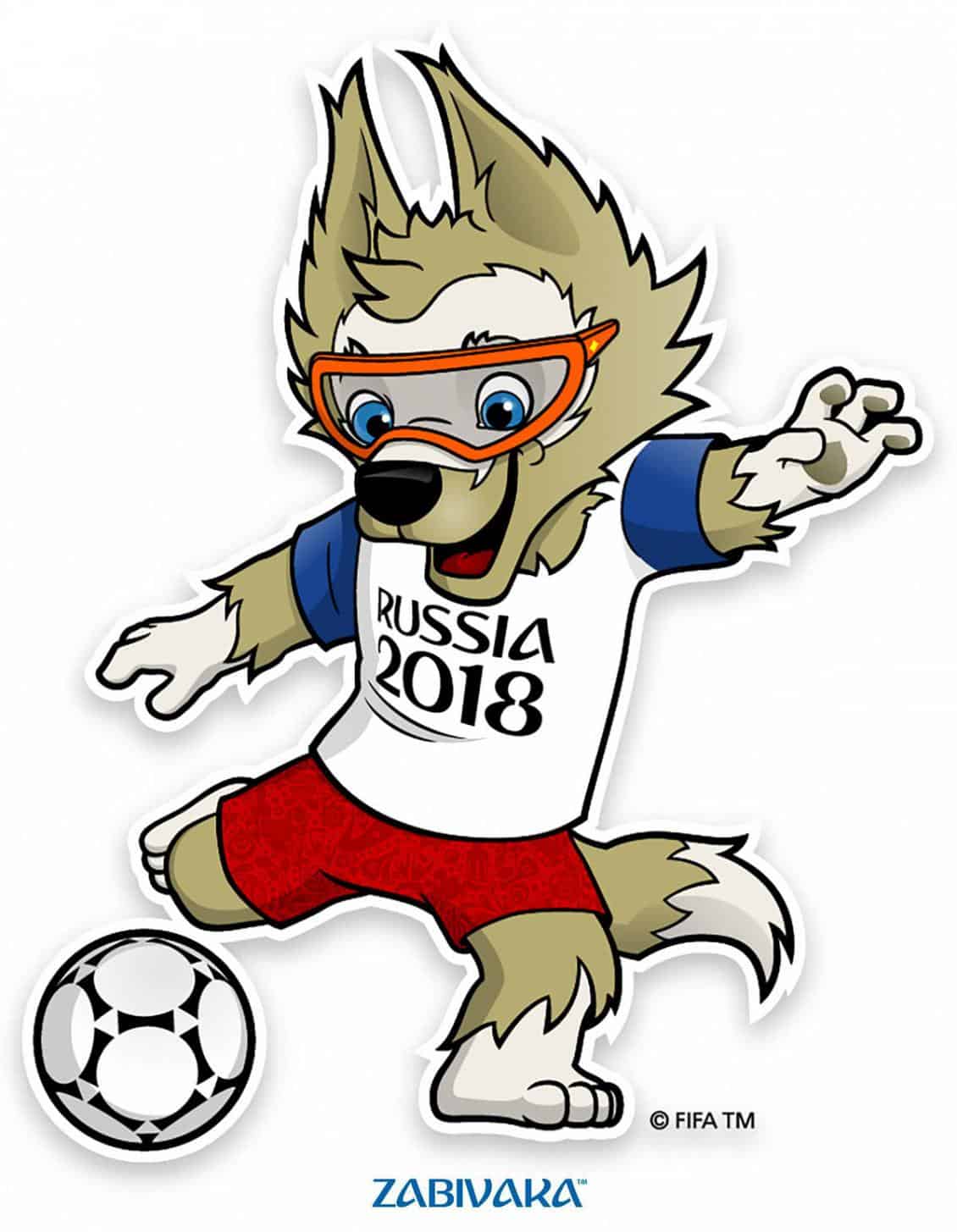 Portafortuna coppa del mondo 2018 Russia Zabivaka