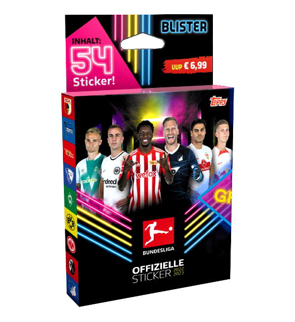 Topps Bundesliga Sammelsticker 2024/2025 - 1 Display (50 Tüten - Foto 5