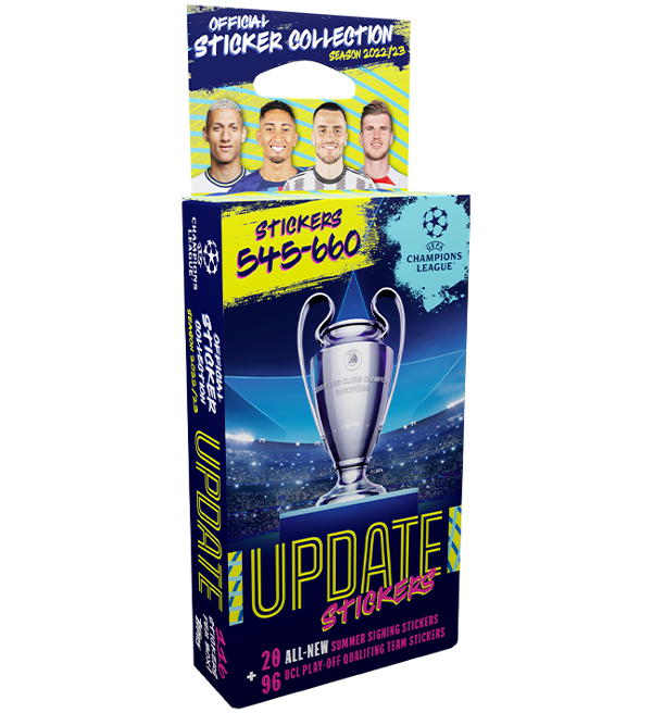 Topps Champions League Figurine 2022/2023 Update Box (=116 Figurine