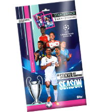 Topps Champions League Figurine 2023/2024 - Starterpack - Album + 16 Figurine