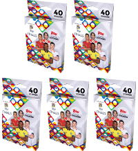 Topps UEFA Nations League 2022/23 Figurine - 5 x Eco-Blister (=25 bustine)