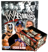 WWE Rivals Figurine - Album + Display mit 50 Tüten