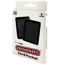 Ultra Pro PATCHCRAFT Card Pocket Black - 2-Pack